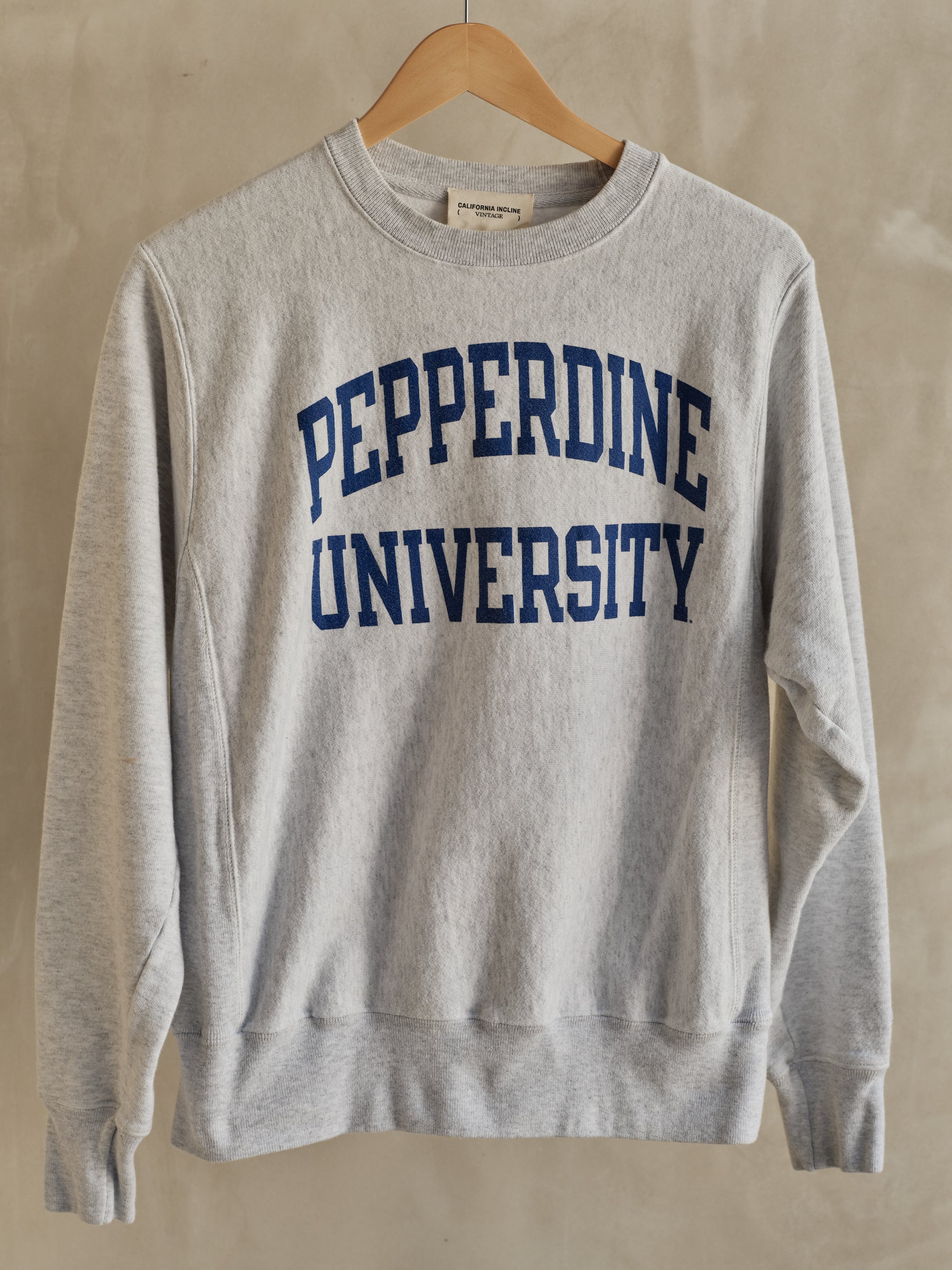 Vintage Pepperdine University Sweatshirt - Gray/Navy