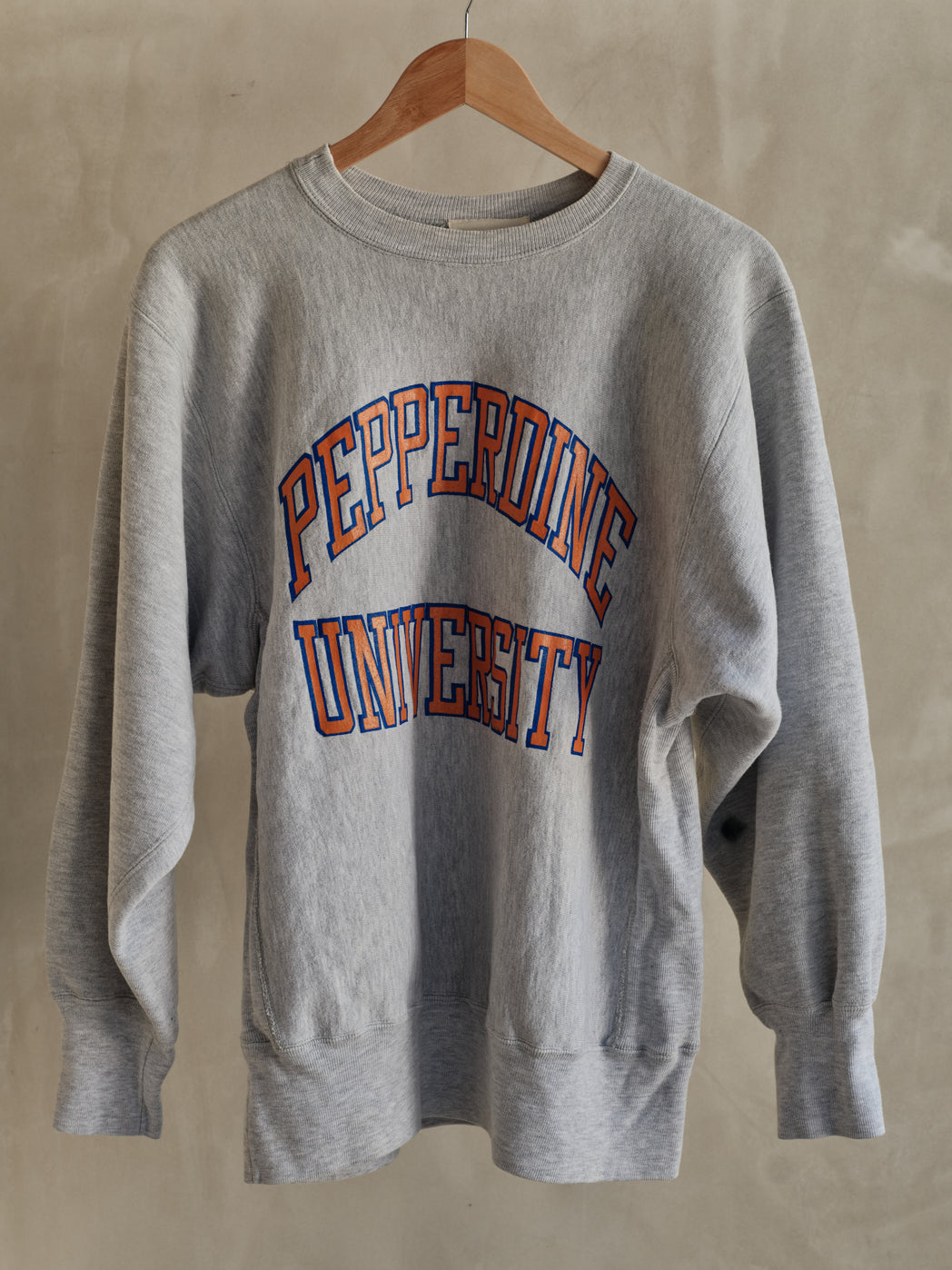 Vintage Pepperdine University Sweatshirt - Gray/Orange