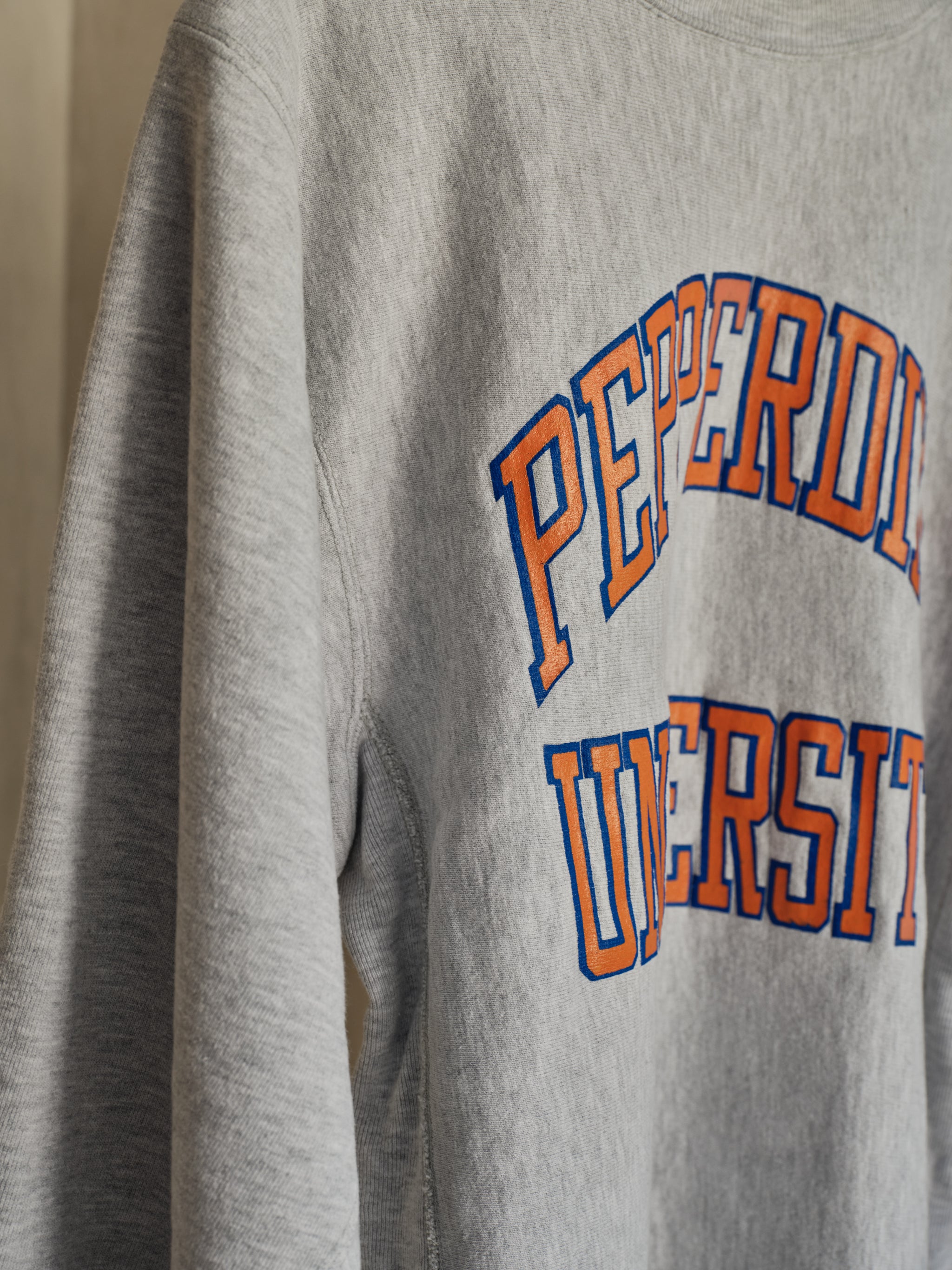 Vintage Pepperdine University Sweatshirt - Gray/Orange