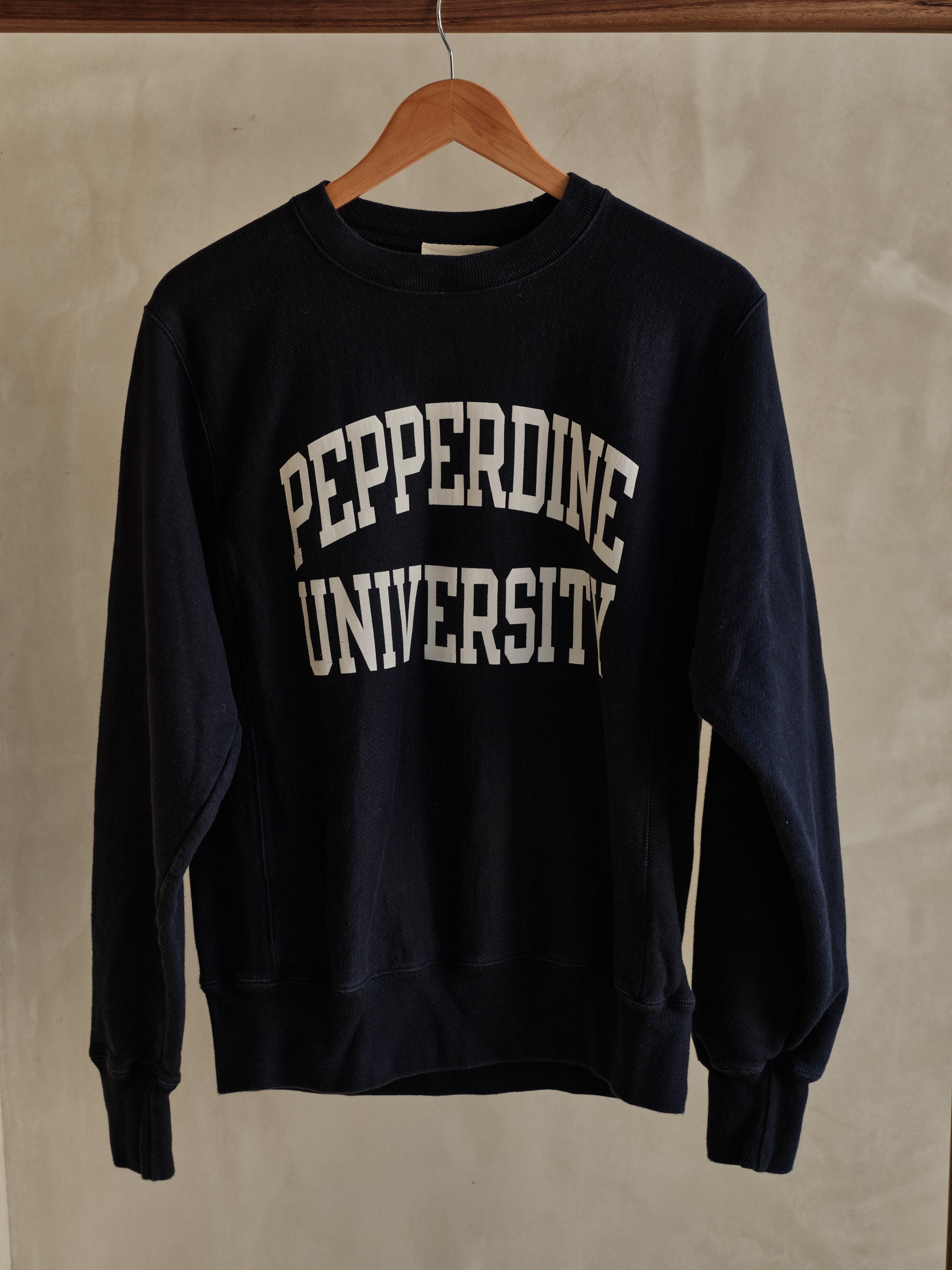 Vintage Pepperdine University Sweatshirt - Navy/White