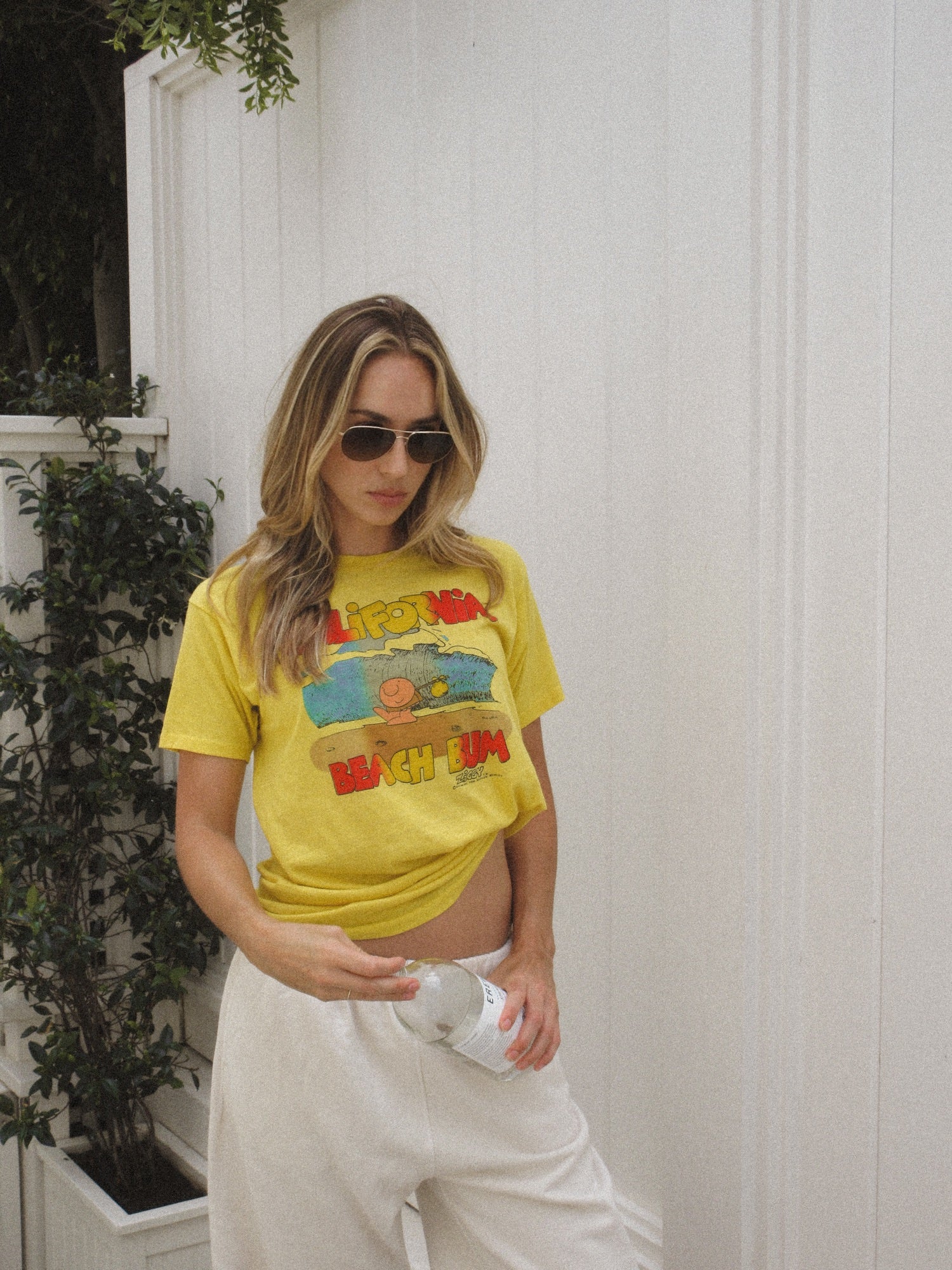 Vintage Yellow 80s Ziggy Beach Bum Tee