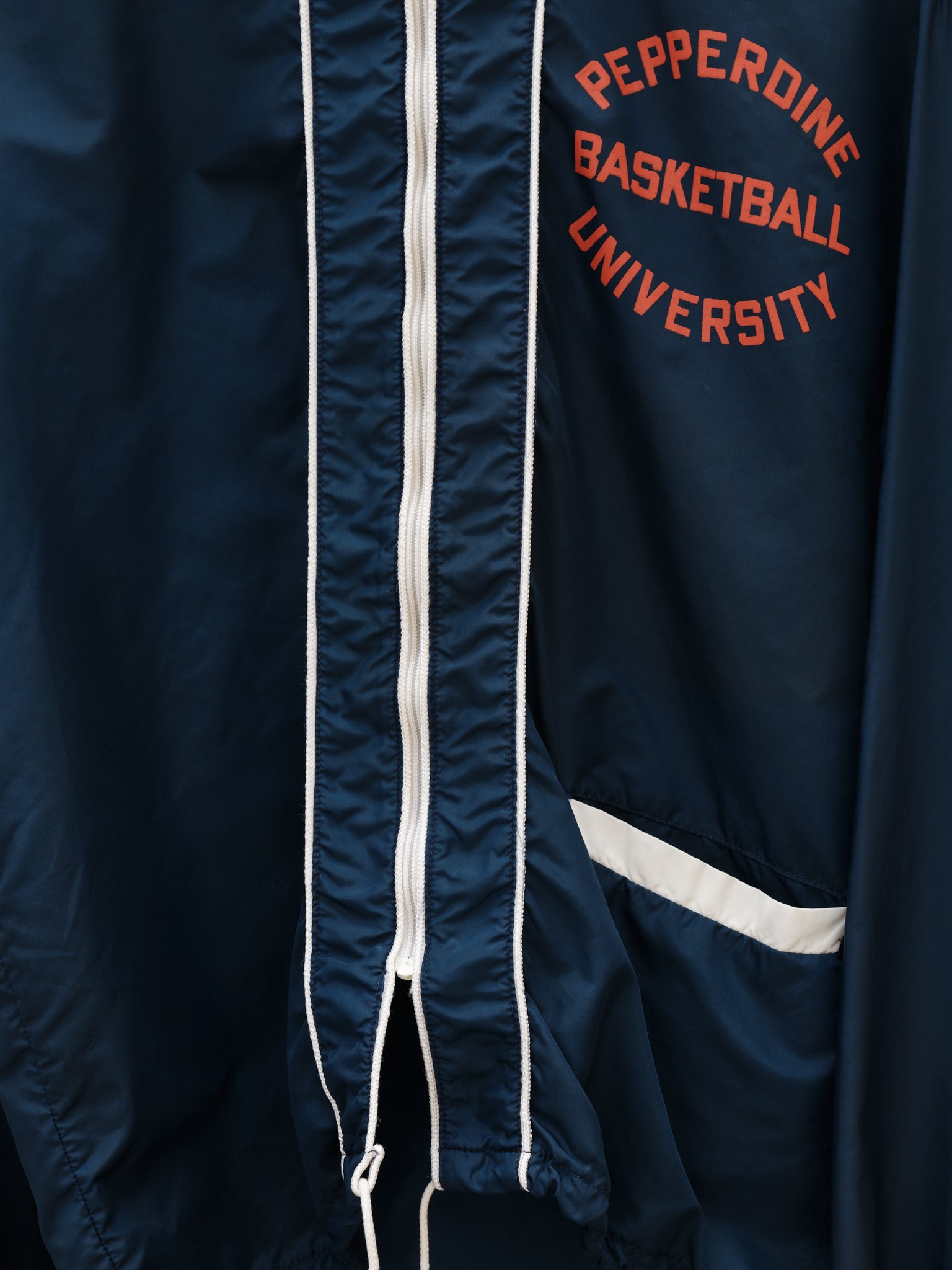 Vintage 70s Pepperdine University Basketball Windbreaker Jacket