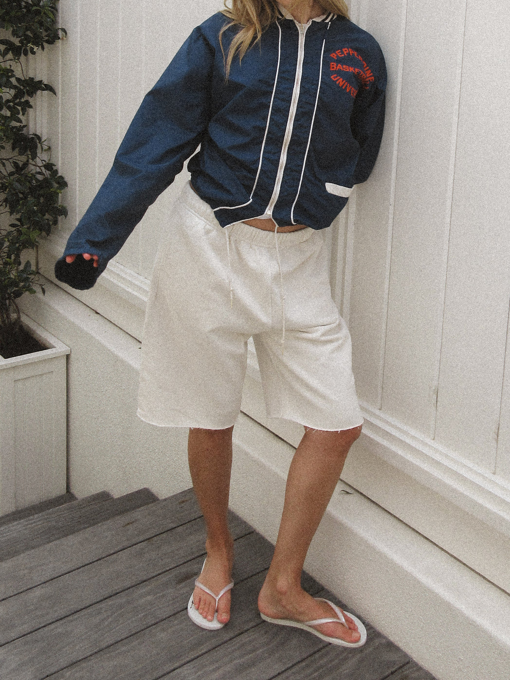 Vintage 70s Pepperdine University Basketball Windbreaker Jacket