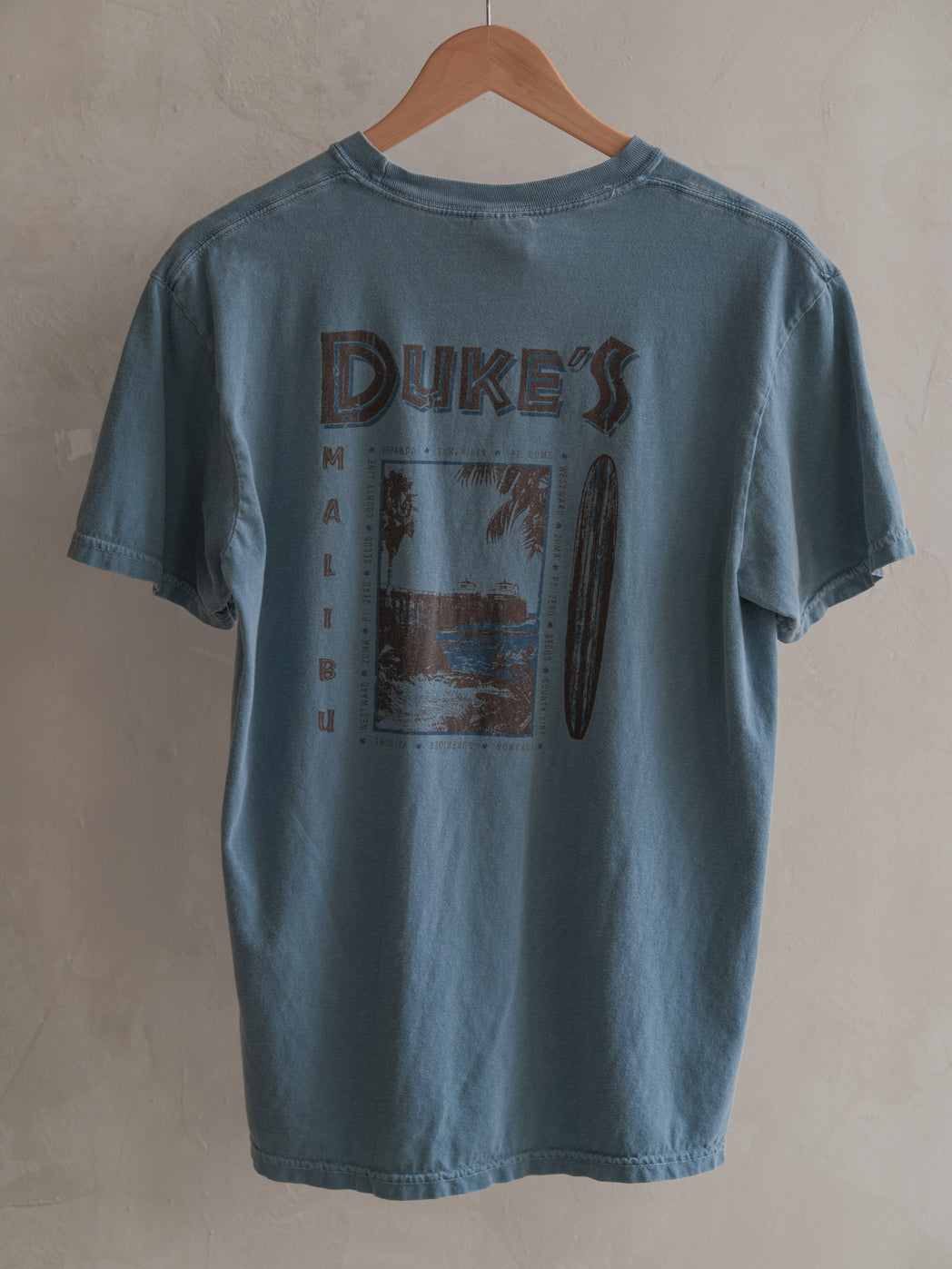Vintage Duke's Malibu Tee - Blue