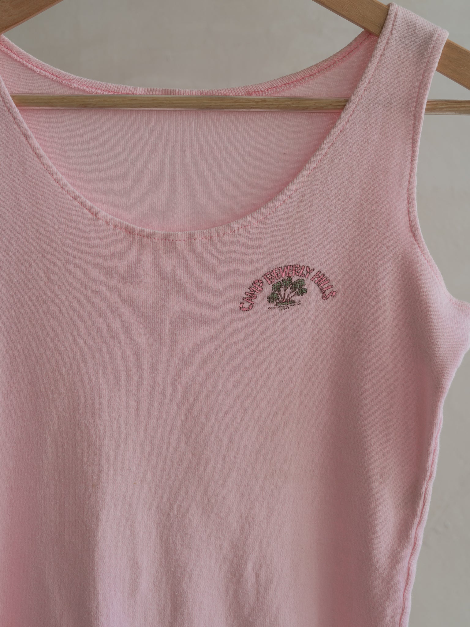 Vintage Camp Beverly Hills Tank - Pink