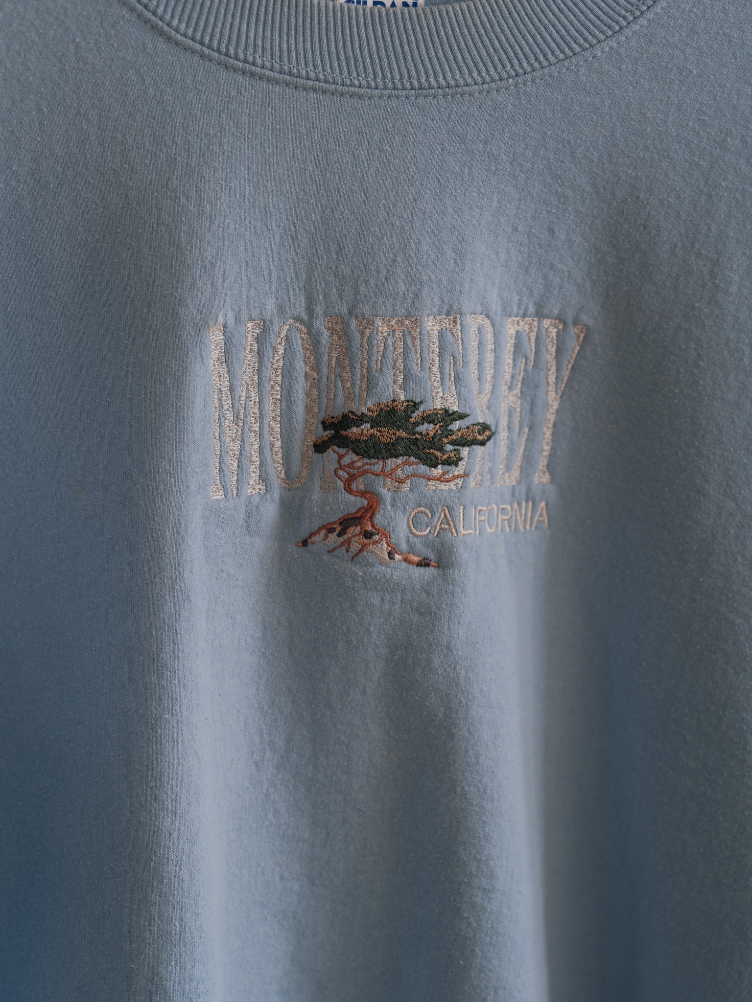 Vintage Monterey Sweatshirt - Baby Blue