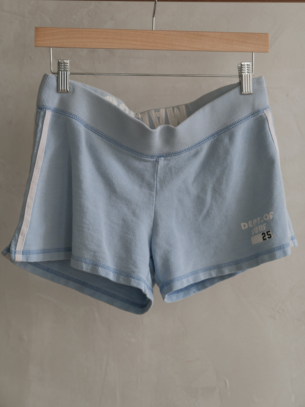 Vintage Malibu Surf Shorts - Baby Blue