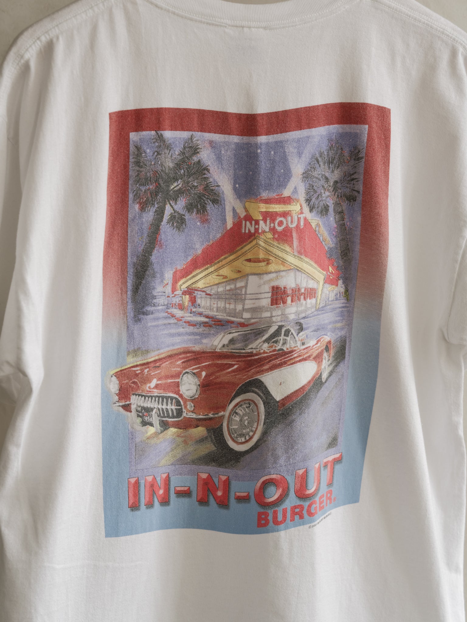 Vintage In-N-Out California Tee - White
