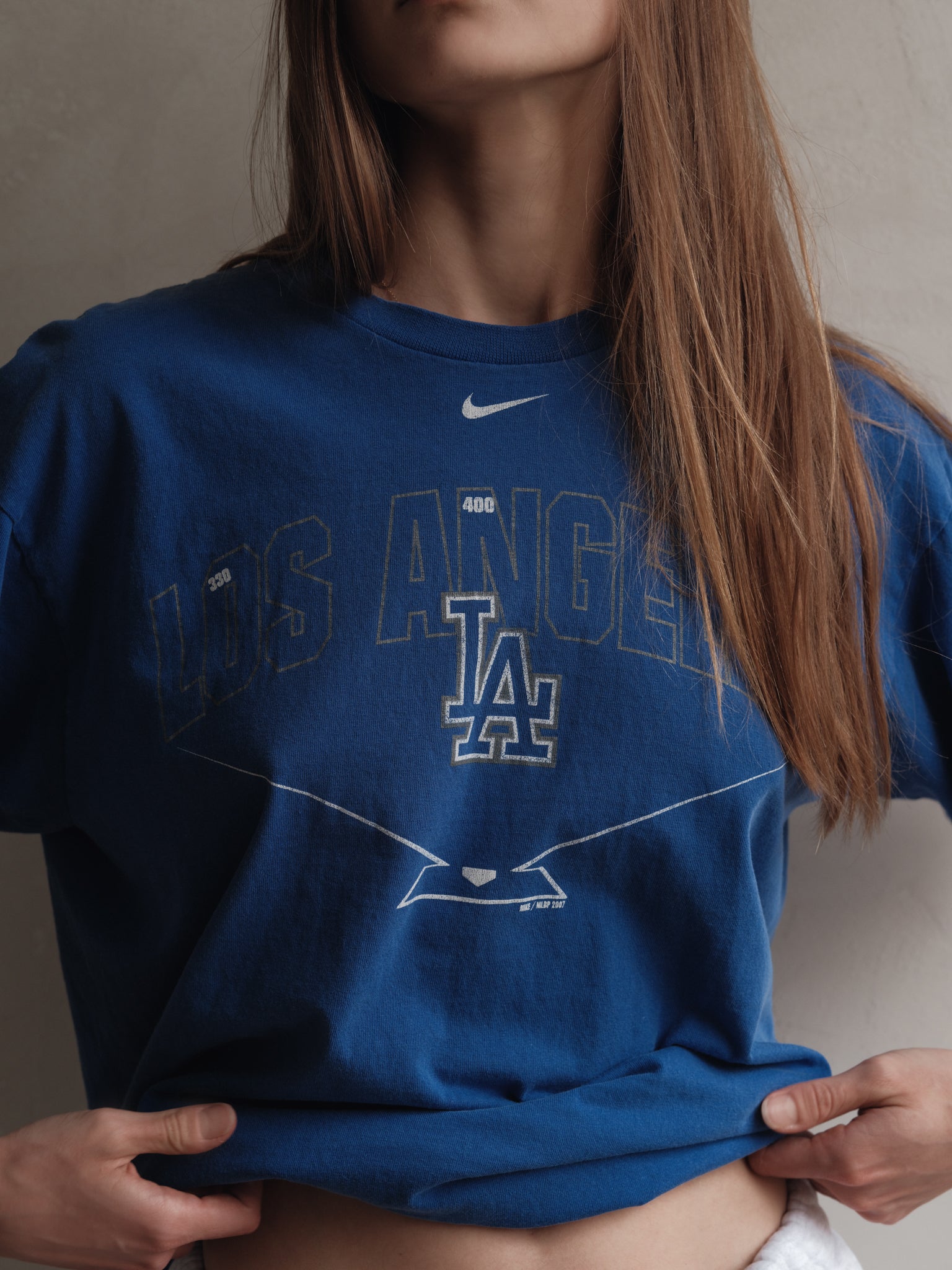Vintage Dodgers Los Angeles Tee - Blue