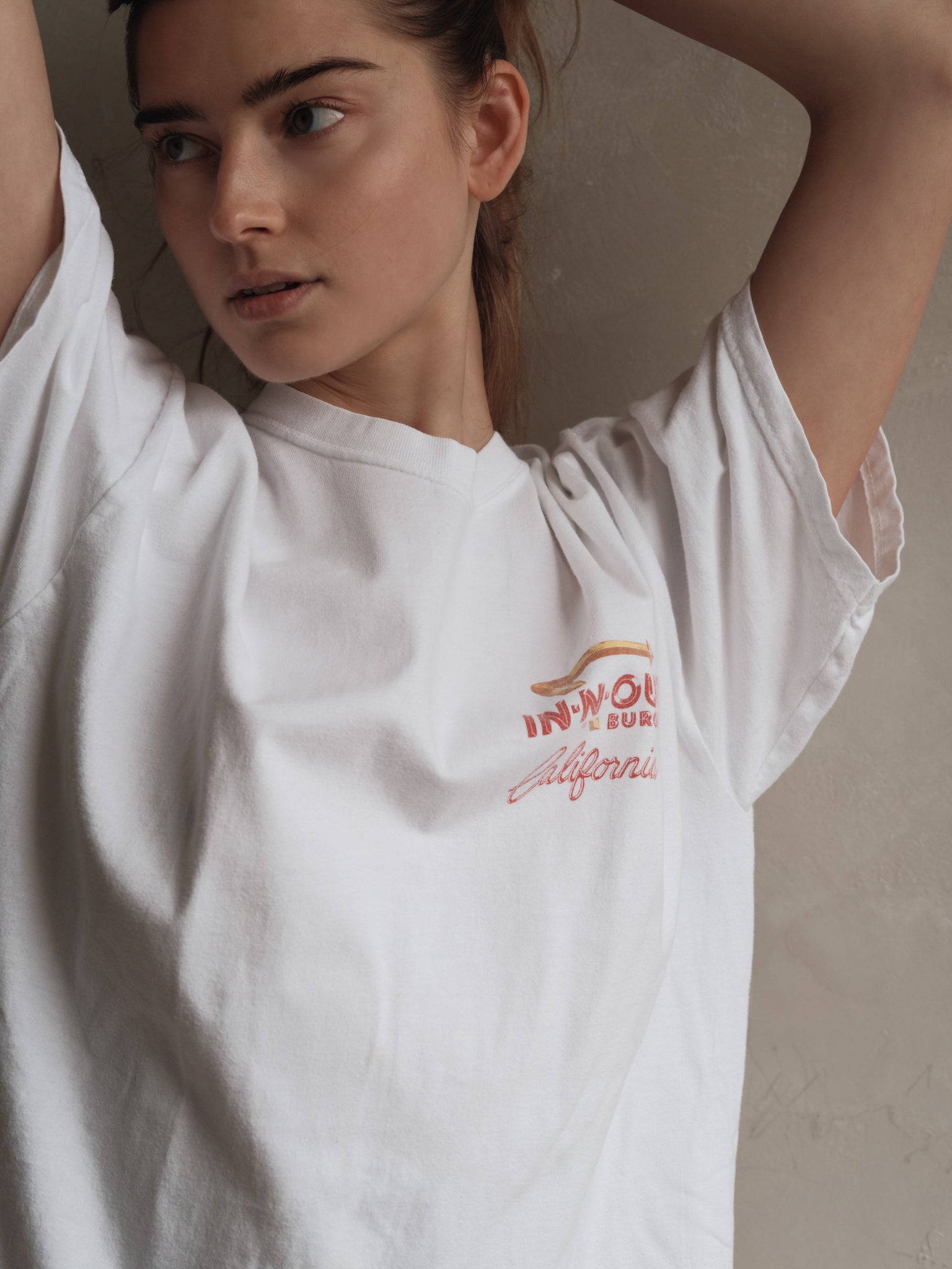 Vintage In-N-Out California Tee - White