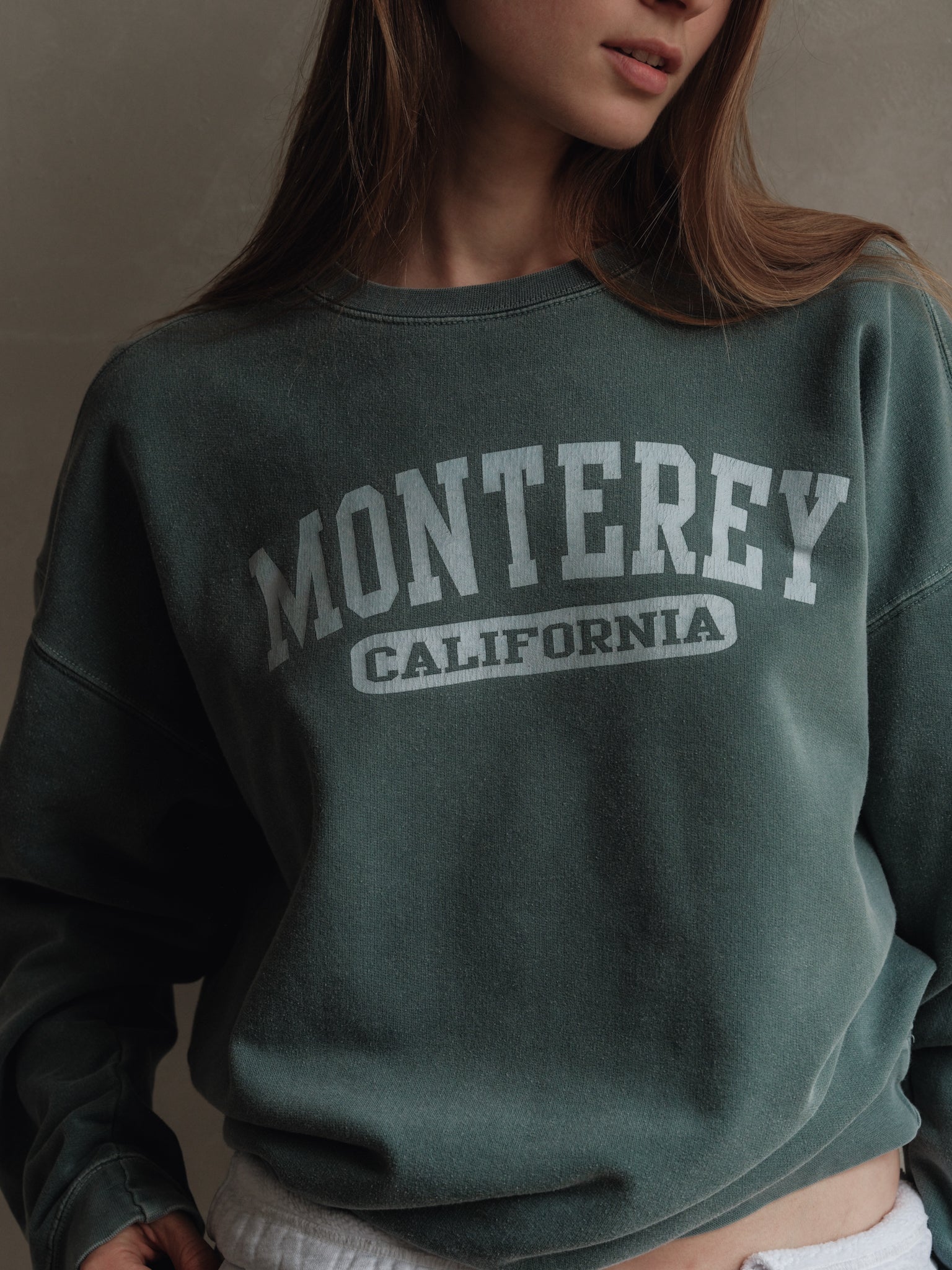 Vintage Monterey California Sweatshirt - Green/Gray